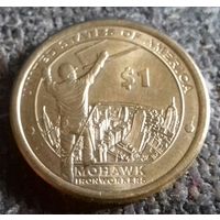1 доллар США 2015 D, рабочие мохоки