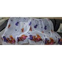 Тюль в детскую комнату, б.у мало совсем, в отличном состоянии