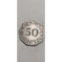 Мальта 50 центс 1972