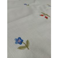 Винтажная скатерть, хлопок, ручная работа, Германия, 83*85 см