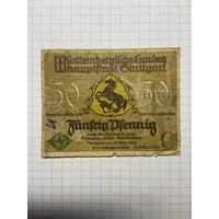 50 пфеннигов (нотгельды) г. Германия - 1312
