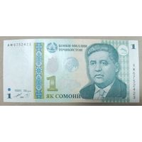 1 сомони 1999 (2010) - Таджикистан - UNC