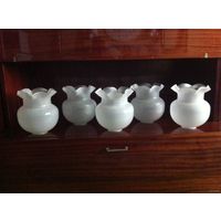 - ПЛАФОНЫ для люстры 5 шт новые