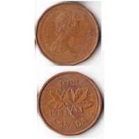 1 цент Канада 1983 года