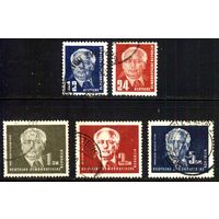 ГЕРМАНИЯ, ГДР - 1950 [Mi. 251-256] Гашеная (DDR01)