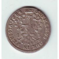 Пруссия. орт 1684 года