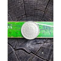 25 SENTI 1928. Эстония. 1ая Республика Редкая. Состояние