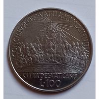 100 лир Ватикан 1962