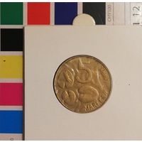 Финляндия 5 марок 1993 в холдере