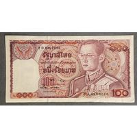 Банкнота. Тайланд. 100 бат 1978 год.