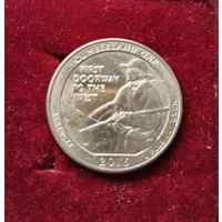 25 центов США  2016 г.