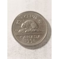 Канада 5 центов 1998