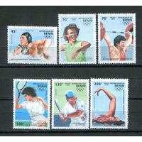 Бенин - 1995г. - Летние Олимпийские игры - 6 марок - полная серия, MNH [Mi 624-629]. #O-Se-Z-1-13