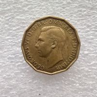 3 пенса 1943 года Великобритания