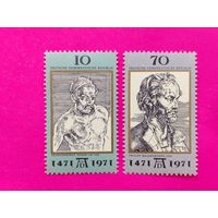 ГДР. Известные люди. ( 2 марки ) 1971 года. 10-2.