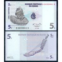 Конго 5 Сантим 1997 год, UNC