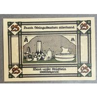 Нотгельд 25 пфеннигов 1921 год. Аннабург,. Веймарская республика
