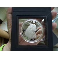 Кобринский строй. Кобрынскі строй. Первая монета серии.  В БАНКОВСКОМ ФУТЛЯРЕ. 20 рублей, серебро. Идеальное банковское состояние. 2021 год.