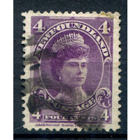 Британские колонии - Ньюфаундленд - 1897/1918г. - принцесса Мария, 4 с - 1 марка - гашёная [Mi 65]. #3-WB-74-A-1
