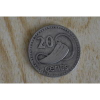 Фиджи 20 центов 1994 с 1 руб