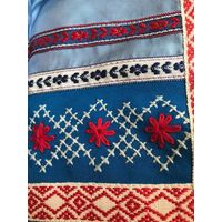 Танцевальный передник БССР 70-х: ручная вышивка (шерсть, вискоза)