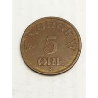 Норвегия 5 оре 1954
