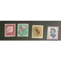 Швейцария 1953 Pro Juventute бабочки