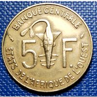 Западная Африка 5 франков 1981 г.