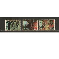Аруба-1990(Мих.73-75) , **  ,  Морская Фауна, Рыбы(полная серия)