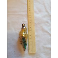 Ёлочная игрушка ПОПУГАЙ СССР 0125