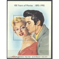 Монтсеррат (Montserrat) 1995. Мерилин Монро и Элвис Пресли MNH