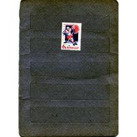 СССР, 1963,  ПОБЕДА** СБ СССР ПО ХОК С шайбой**, серия 1м,  с накл  Заг. 2773 чистая