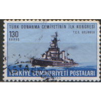 Марка из серии 1965г. Турция "Флот"