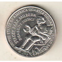 США квотер 2025 Выдающиеся Женщины Америки Стейси Парк Милберн двор D