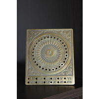 Латунный, настольный, вечный календарь.