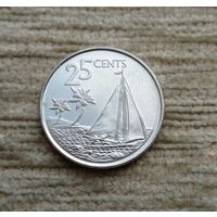 Werty71 Багамы Багамские острова 25 центов 2007 Корабль Рыба
