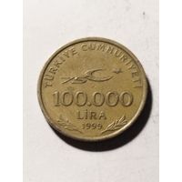 Турция 100000 лир 1999