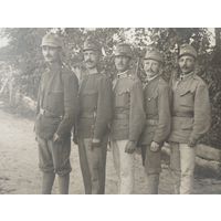 Фото ПМВ . Лагерь военнопленных, охрана .Оригинал!