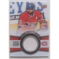 Хоккейная карточка НХЛ джерси P.K. Subban (Монреаль)
