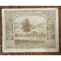 Нотгельд Австрия Ниедостерейх 50 геллеров 1920 год