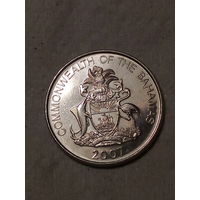 25 центов Багамы 2007 год