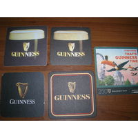 Бирдекли Guinness 5 штук Одним лотом