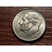 США 10 центов дайм 2015