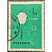 Польша 1963. Космическая станция Луна-3. Марка из серии