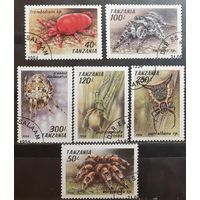 Танзания. 1994 год. Фауна. Пауки (1093)
