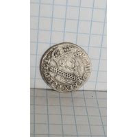 С 1 РУБЛЯ ! МОНЕТА 3 ГРОША  ВКЛ ПОЛЬША  СРЕДНЕВЕКОВЬЕ СИГИЗМУНД lll 1622 ГОД