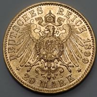 20 марок 1899 Пруссия KM #521