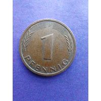 Германия ФРГ 1 пфенниг 1985 J