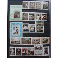 Продажа коллекции с 1 рубля! Культура и искусство на почтовых марках мира.