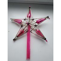 Елочная верхушка звезда